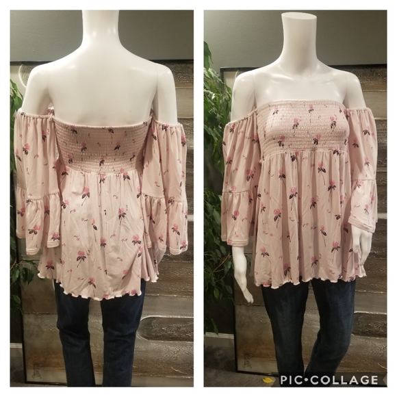 NEW! Free People Lana Off the Shoulder Tunic - Picture 5 of 9